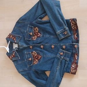 Cache XS cute jean jacket